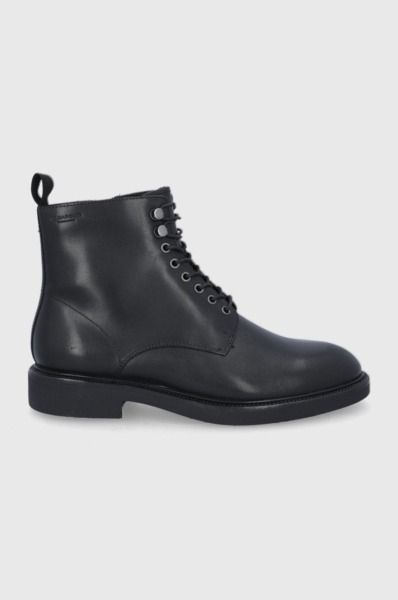 Answear - Mens Leather Shoes - Black - Vagabond GOOFASH