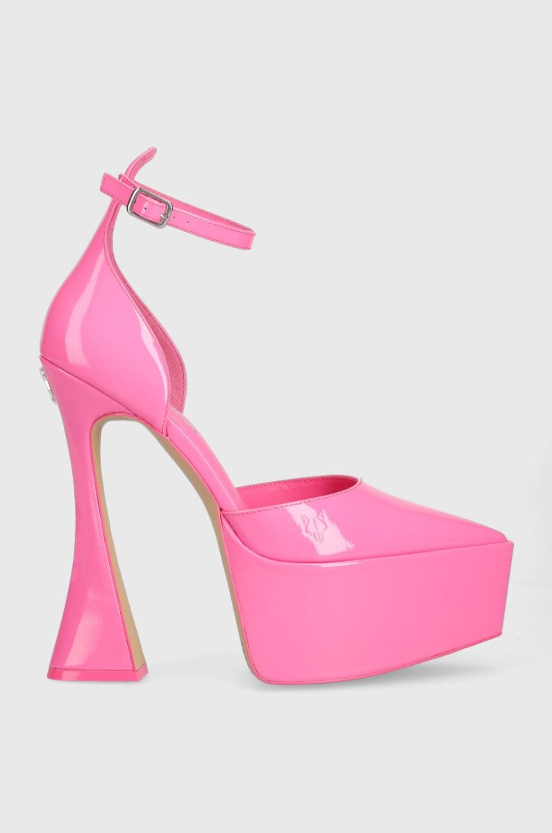 Answear - Pink High Heels by Naked Wolfe GOOFASH