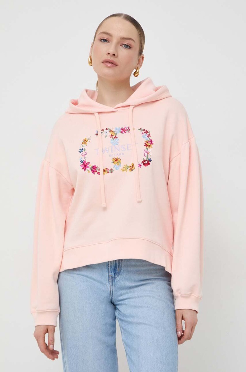 Answear - Pink Sweatshirt Twinset GOOFASH