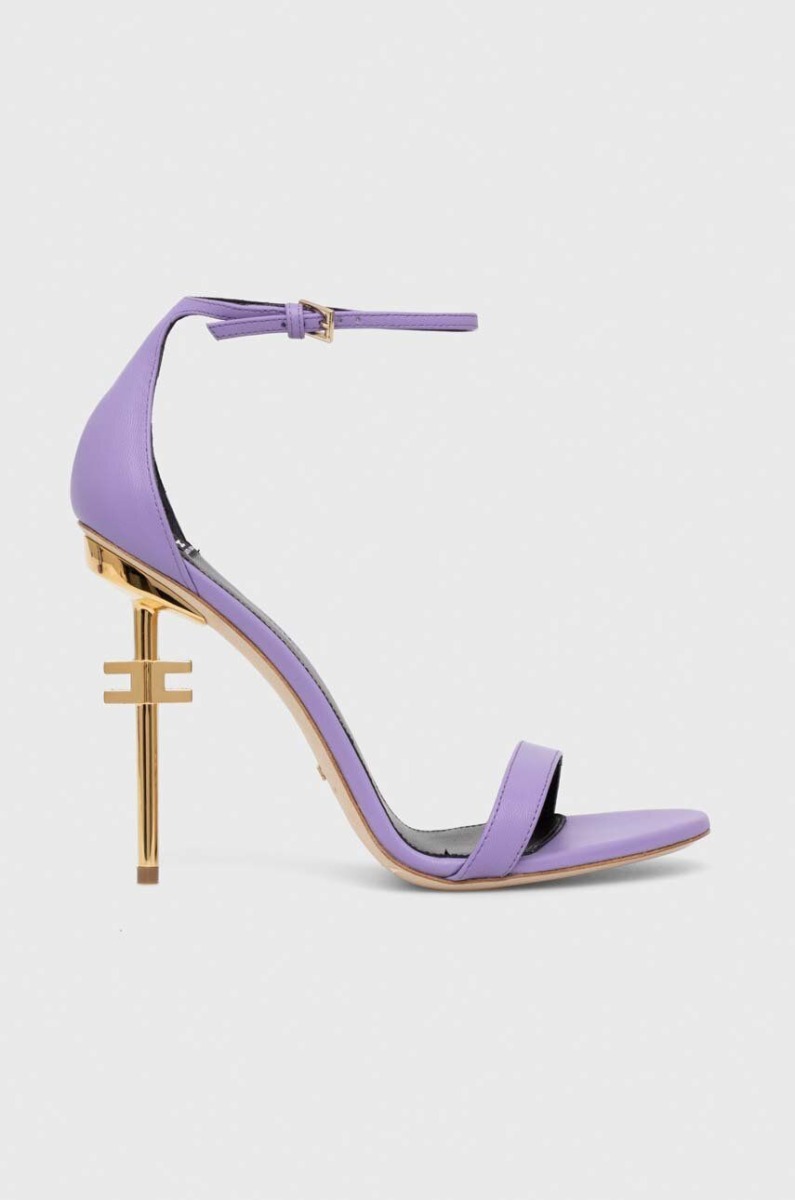 Answear Purple Sandals for Women by Elisabetta Franchi GOOFASH