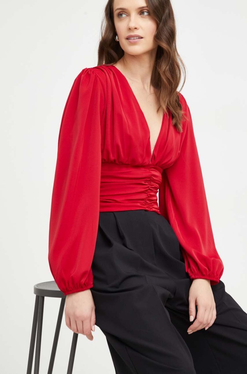 Answear - Red Blouse for Woman from Answear Lab GOOFASH
