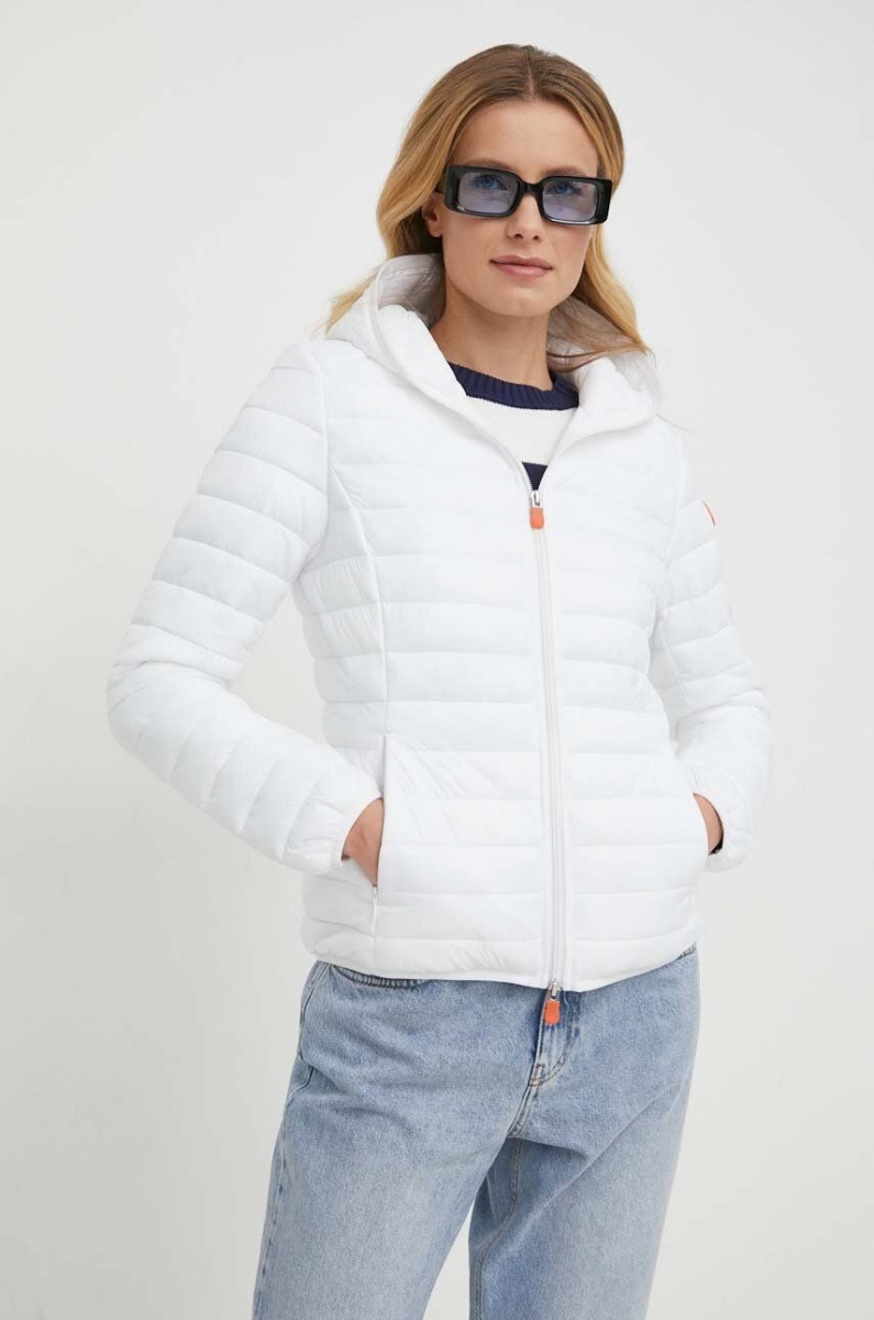 Answear Woman Jacket in White by Save The Duck GOOFASH