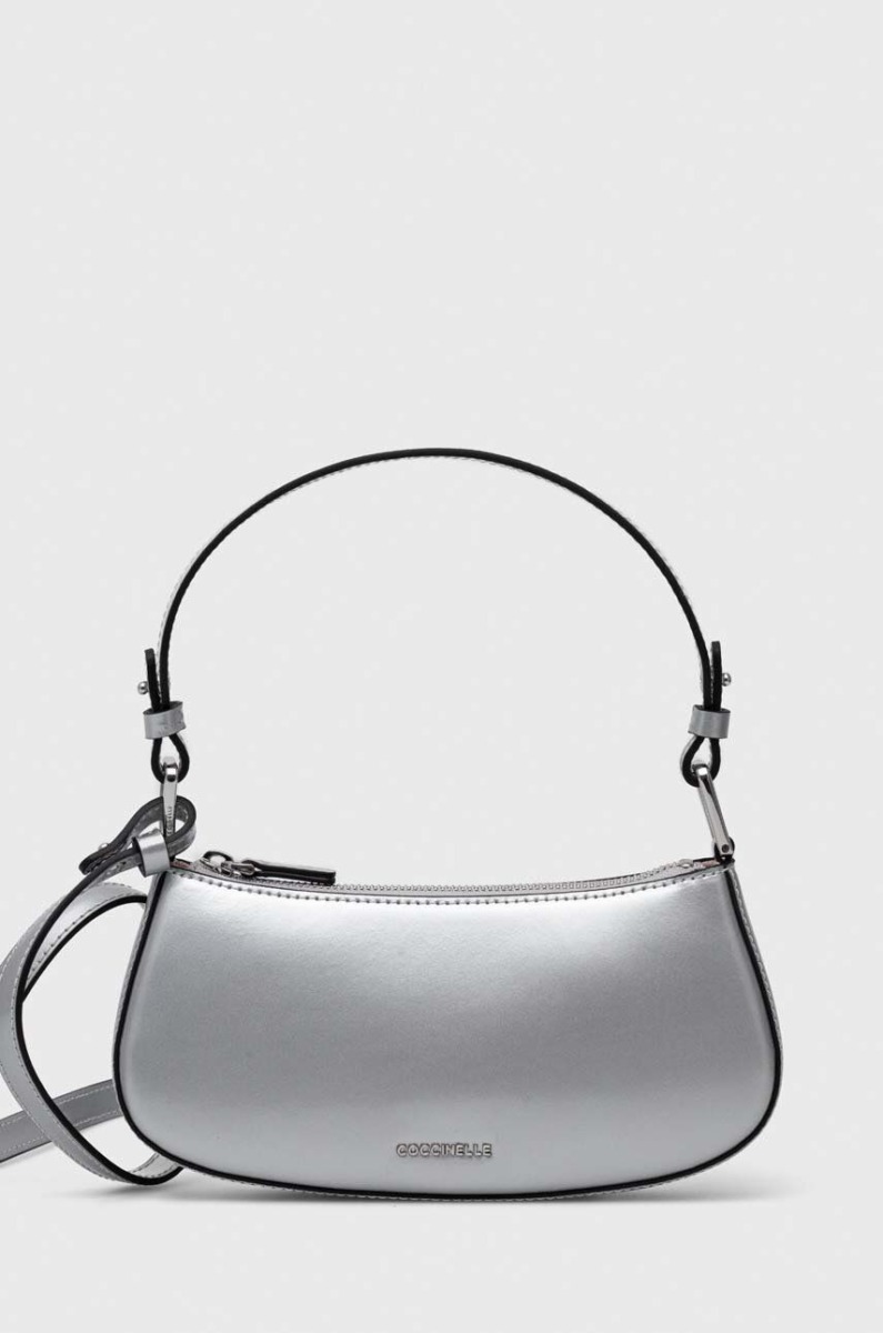 Answear - Women Handbag Silver - Coccinelle GOOFASH