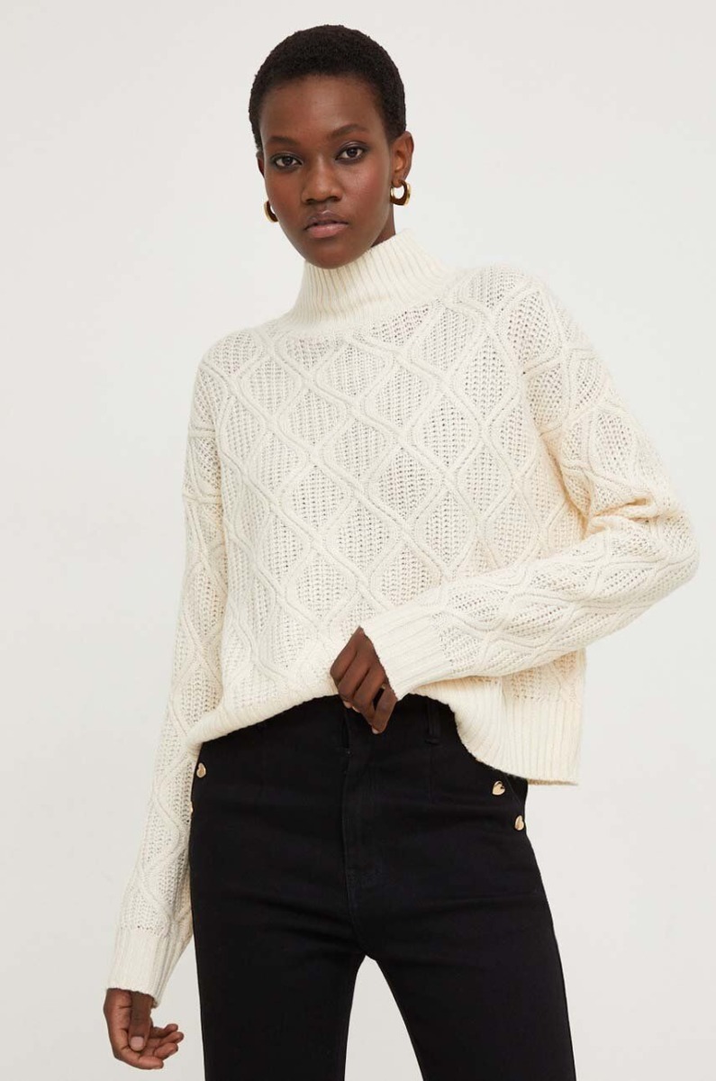 Answear - Womens Sweater - Beige GOOFASH