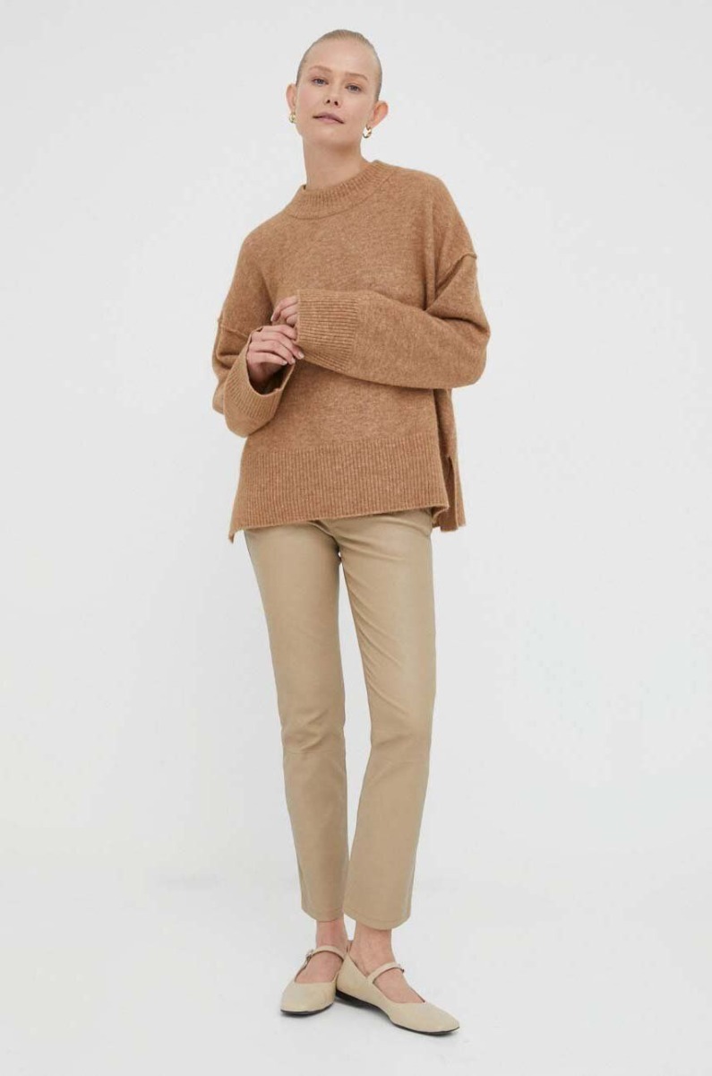 Answear - Womens Sweater Brown GOOFASH