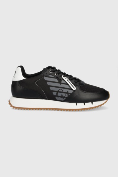 Armani Black Sneakers Answear Ladies GOOFASH