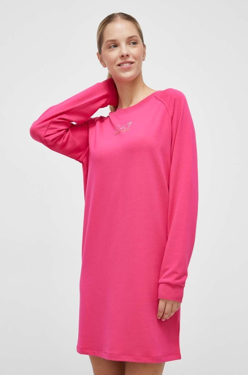Armani Women's Pink Dress by Answear GOOFASH