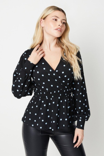 Black Long Sleeve Top for Woman from Dorothy Perkins GOOFASH