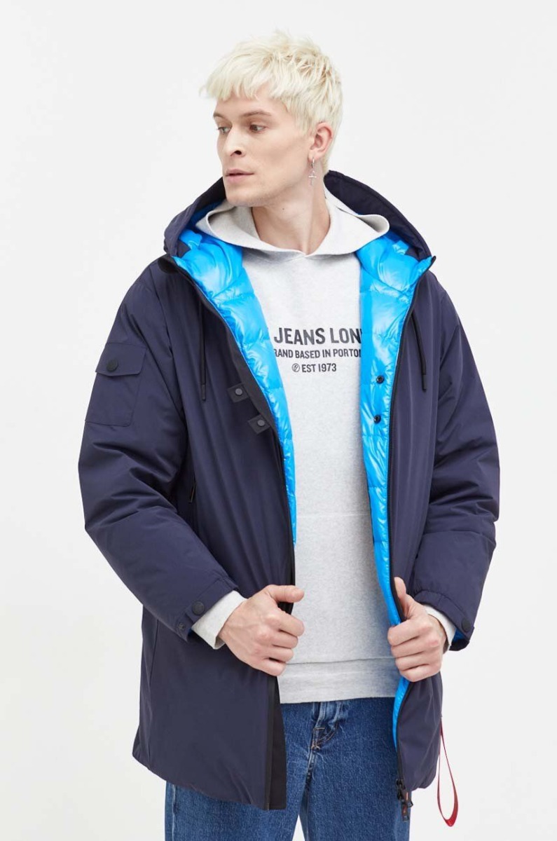 Blue Down Jacket - After Label - Gents - Answear GOOFASH