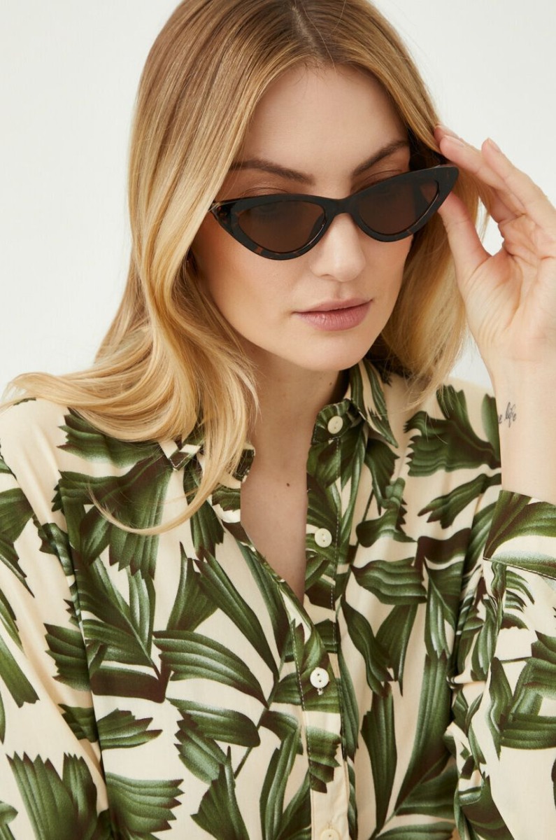 Brown Sunglasses - Answear Lab Women - Answear GOOFASH