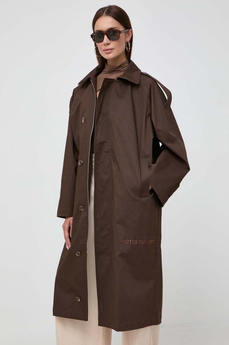Brown Trench Coat Notes Du Nord Women - Answear GOOFASH