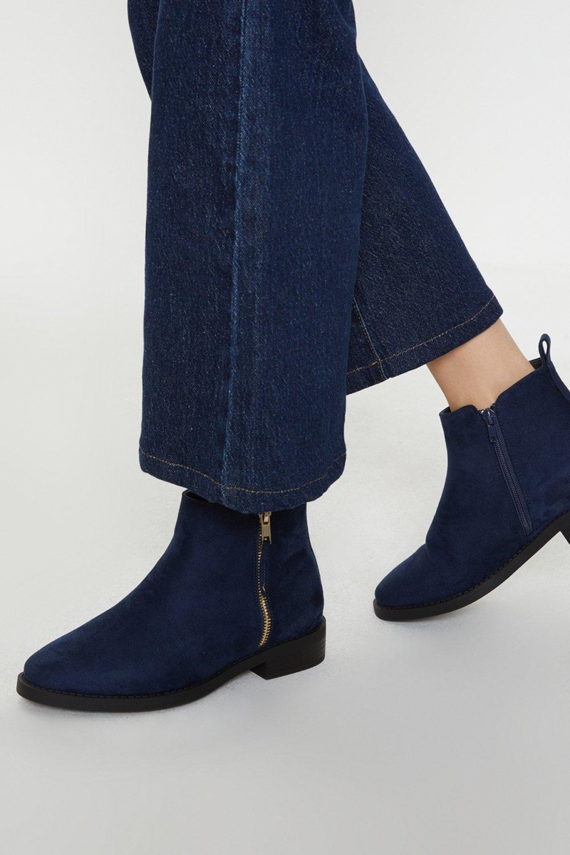 Dorothy Perkins - Ankle Boots Blue Women GOOFASH