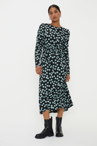 Dorothy Perkins Black Midi Dress for Women GOOFASH