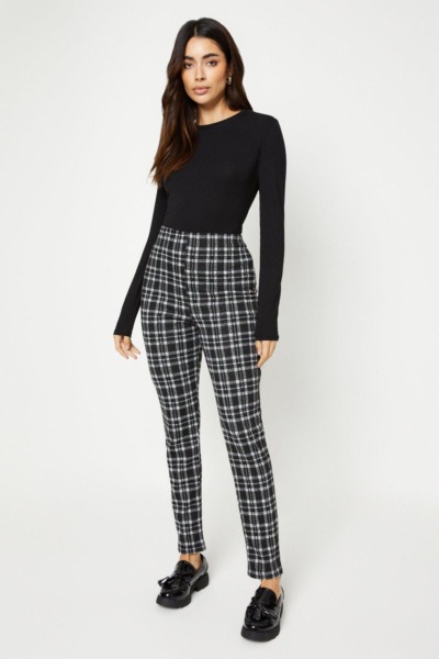 Dorothy Perkins - Checked Trousers GOOFASH