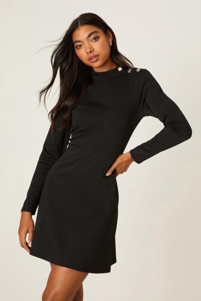 Dorothy Perkins Mini Dress in Black for Women GOOFASH