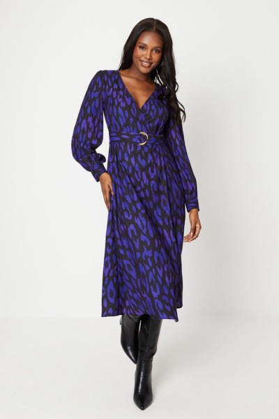 Dorothy Perkins - Purple Midi Dress for Women GOOFASH