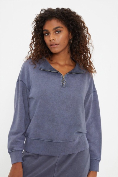 Dorothy Perkins Women Sweatshirt in Grey GOOFASH
