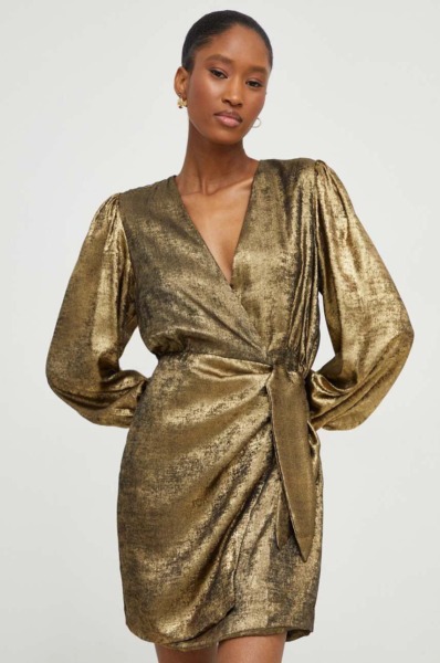 Dress - Gold - Answear Lab - Ladies - Answear GOOFASH
