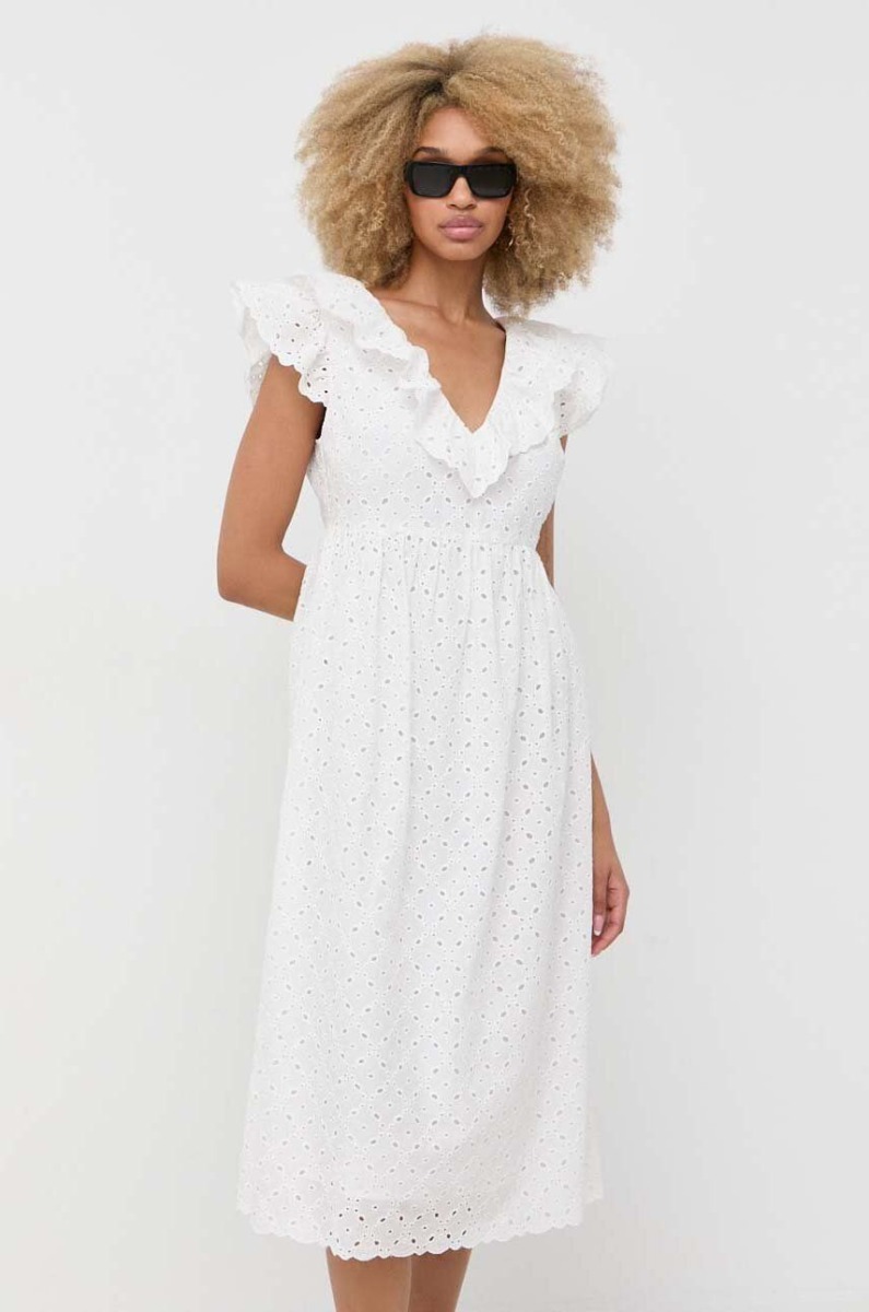 Dress White for Woman at Answear GOOFASH
