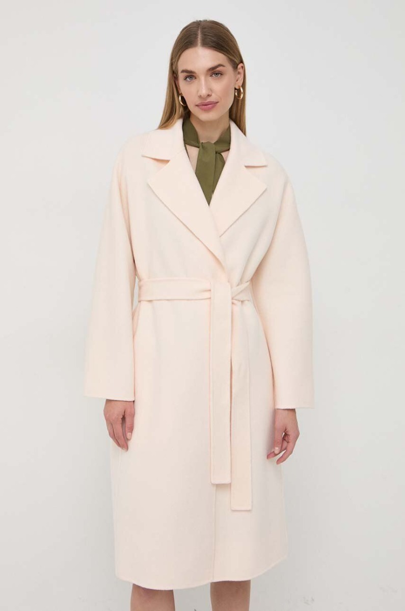 Elisabetta Franchi - Lady Coat in Pink by Answear GOOFASH