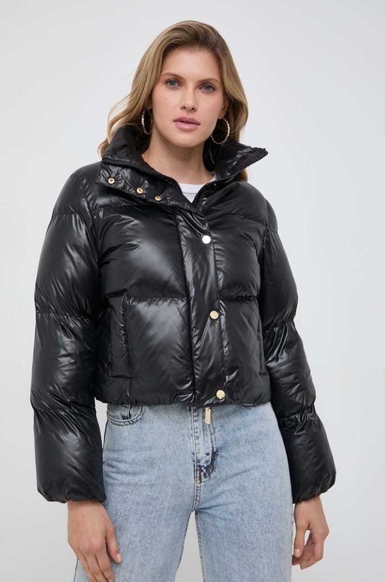 Elisabetta Franchi - Winter Jacket in Black Answear Woman GOOFASH