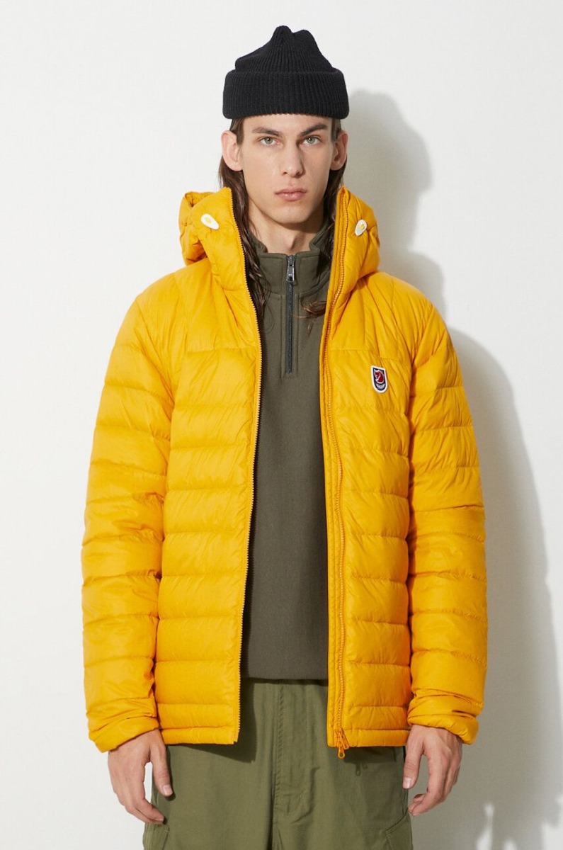 Fjallraven - Gent Down Jacket in Yellow at Answear GOOFASH
