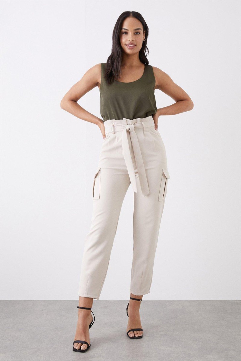 Formal Trousers Grey for Women at Dorothy Perkins GOOFASH
