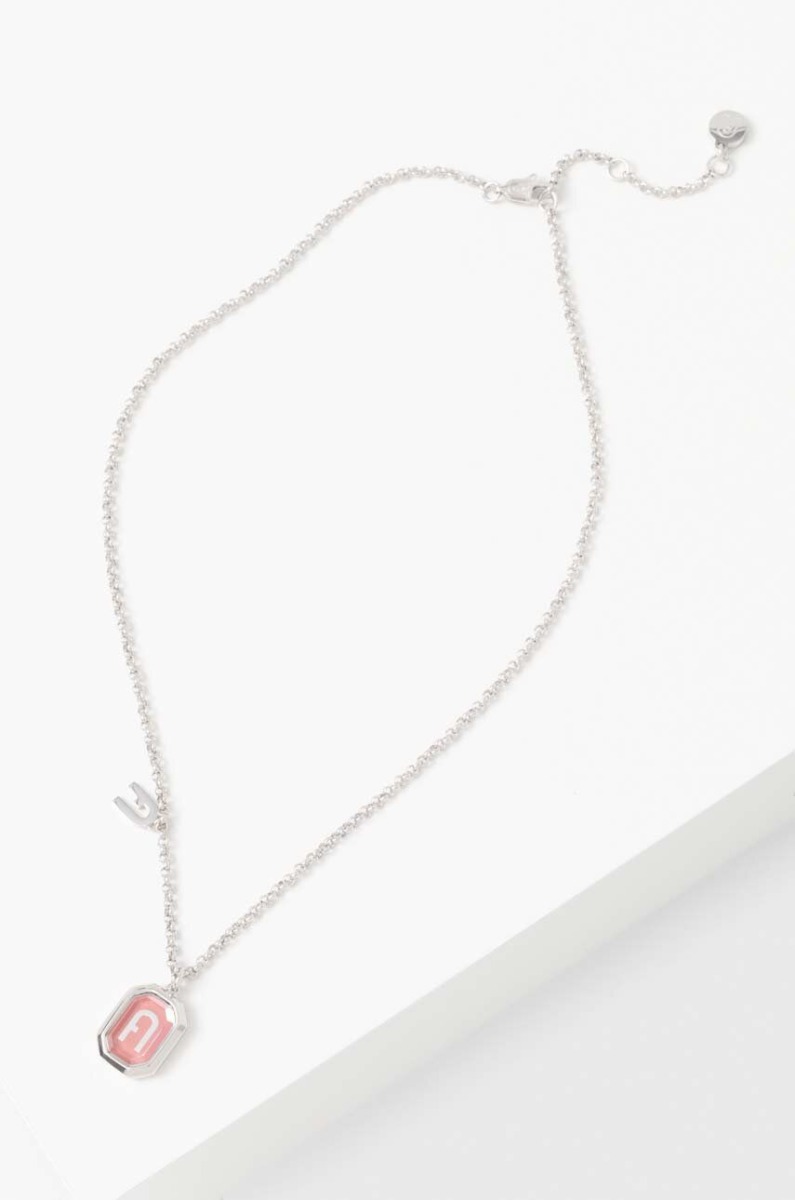 Furla Womens Necklace in Silver from Answear GOOFASH