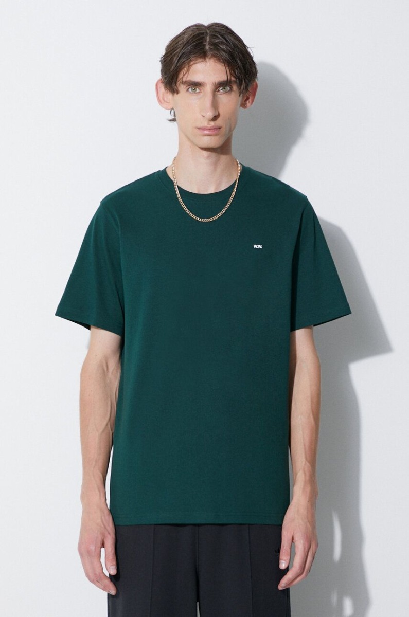 Gent Essential T-Shirt Green from Answear GOOFASH