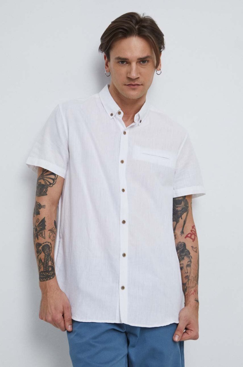 Gent Shirt White by Answear GOOFASH