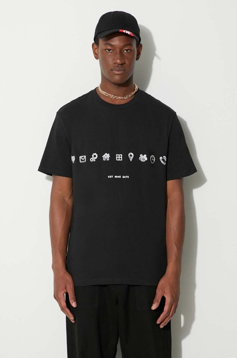Gents T-Shirt Black by Answear GOOFASH