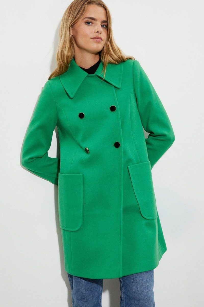Green Coat for Women at Dorothy Perkins GOOFASH