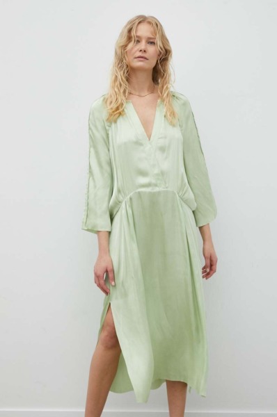 Green Dress Day Birger Et Mikkelsen Answear Ladies GOOFASH