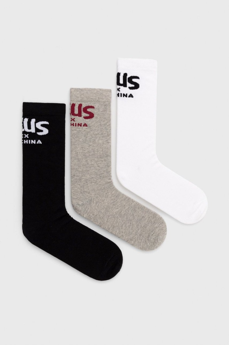 Grey Socks from Answear GOOFASH