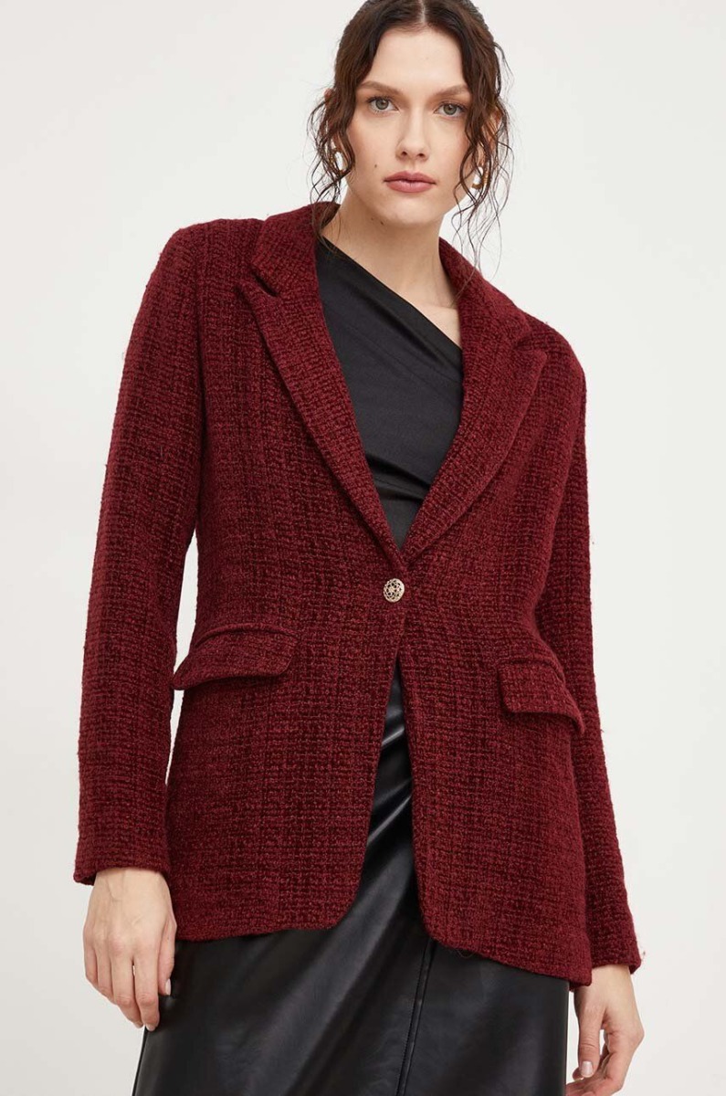 Jacket in Burgundy - Answear - Woman - Answear Lab GOOFASH