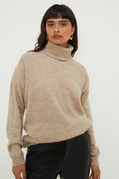 Jumper in Camel for Woman from Dorothy Perkins GOOFASH