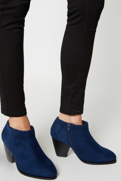 Ladies Ankle Boots Blue Dorothy Perkins GOOFASH