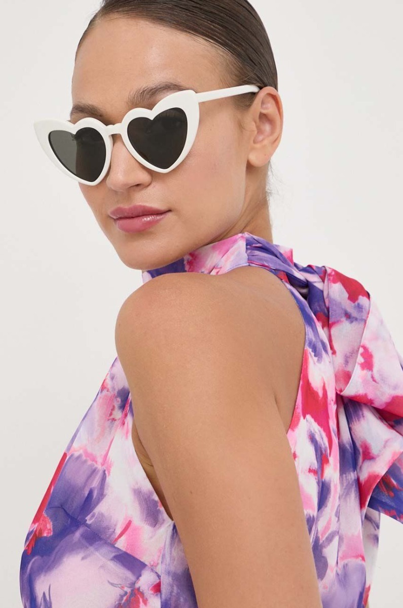 Ladies Beige Sunglasses Saint Laurent Answear GOOFASH