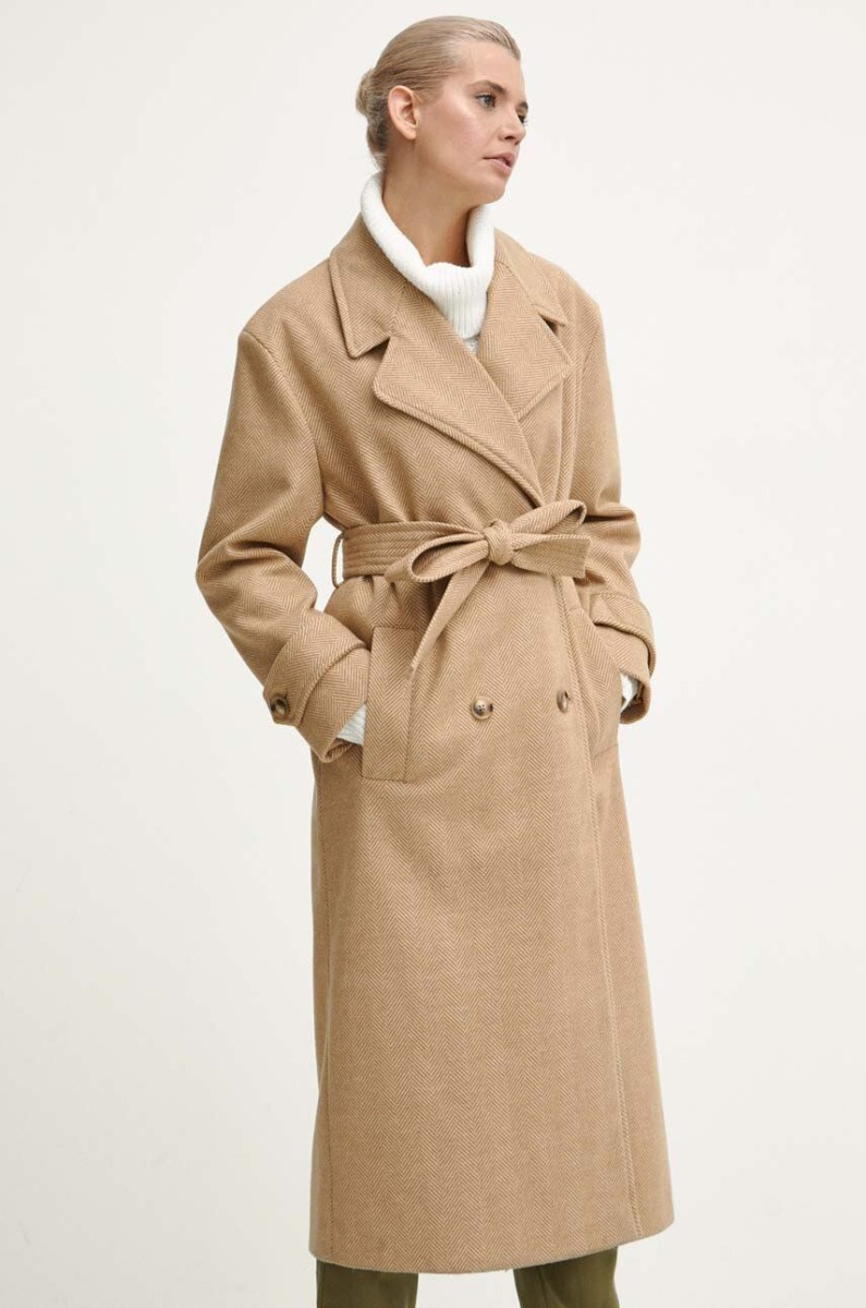 Ladies Coat in Beige - Medicine - Answear GOOFASH