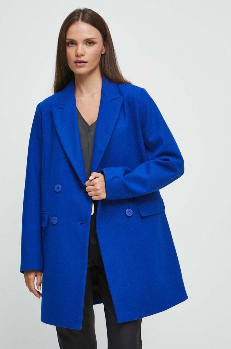 Ladies Coat in Blue - Medicine - Answear GOOFASH