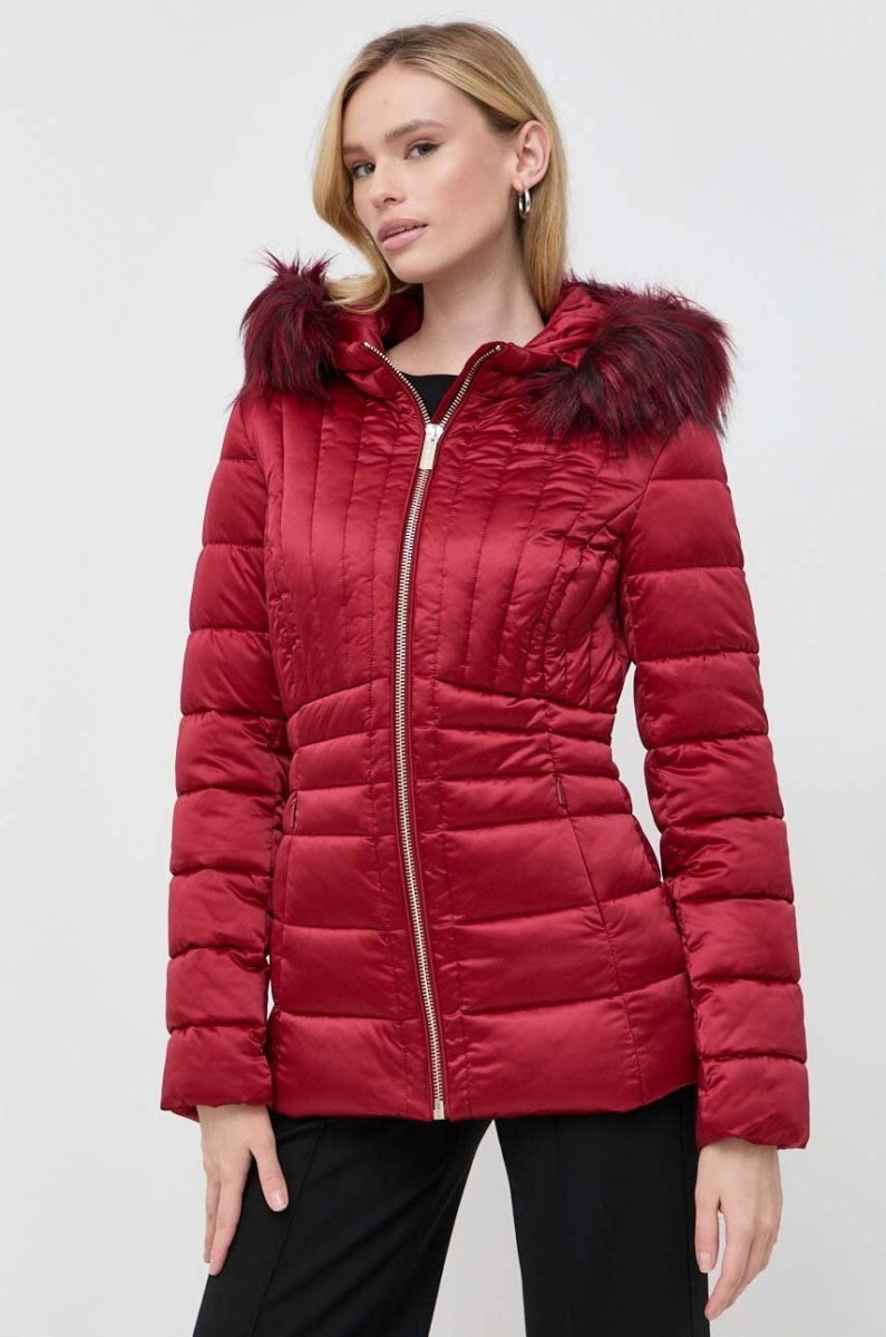 Ladies Winter Jacket Red Marciano Guess - Answear GOOFASH