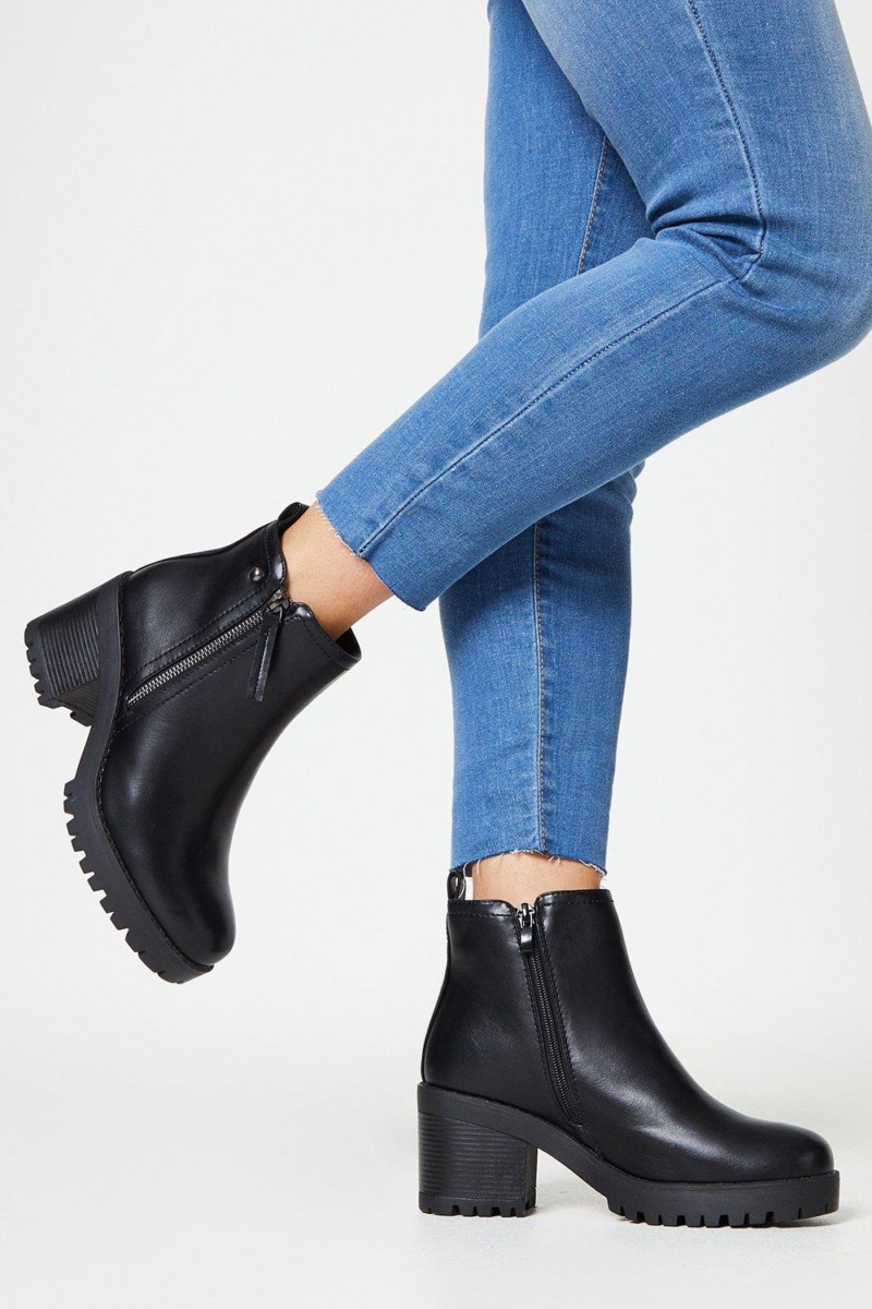 Lady Ankle Boots in Black Dorothy Perkins GOOFASH