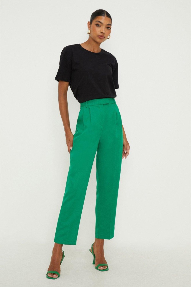Lady Green Trousers at Dorothy Perkins GOOFASH
