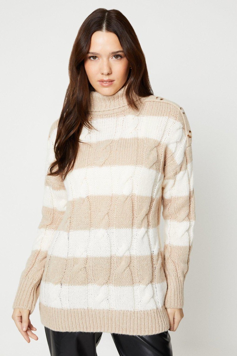 Lady Jumper in Striped at Dorothy Perkins GOOFASH
