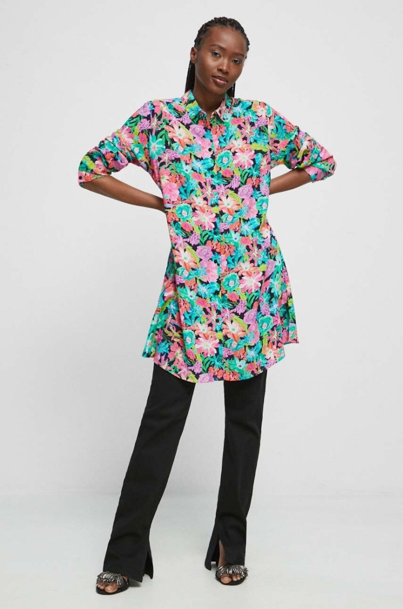 Lady Shirt in Multicolor Answear - Medicine GOOFASH
