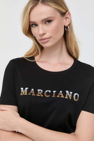 Lady T-Shirt - Black - Answear - Marciano Guess GOOFASH