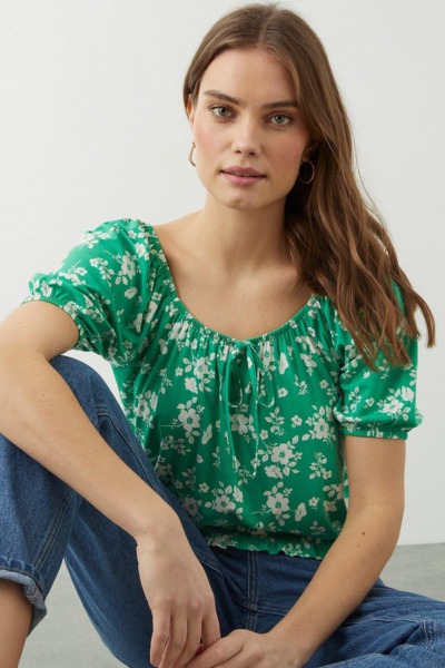 Lady Top Green from Dorothy Perkins GOOFASH