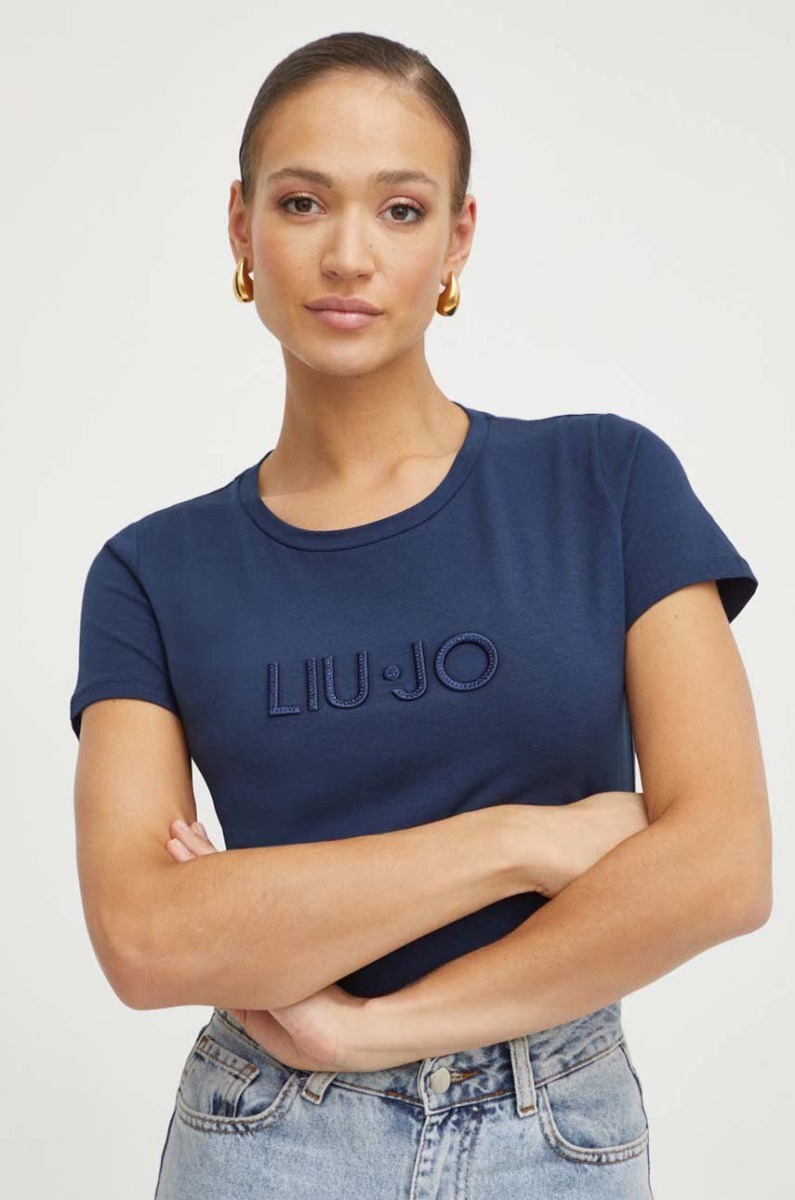 Liu Jo - Women T-Shirt - Blue - Answear GOOFASH