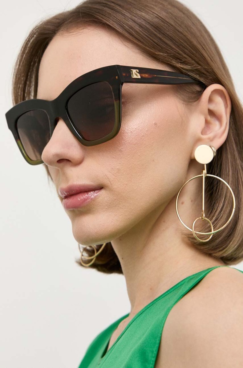 Luisa Spagnoli - Woman Sunglasses Brown from Answear GOOFASH