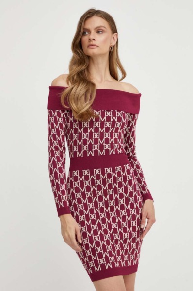Marciano Guess Woman Dress Burgundy from Answear GOOFASH